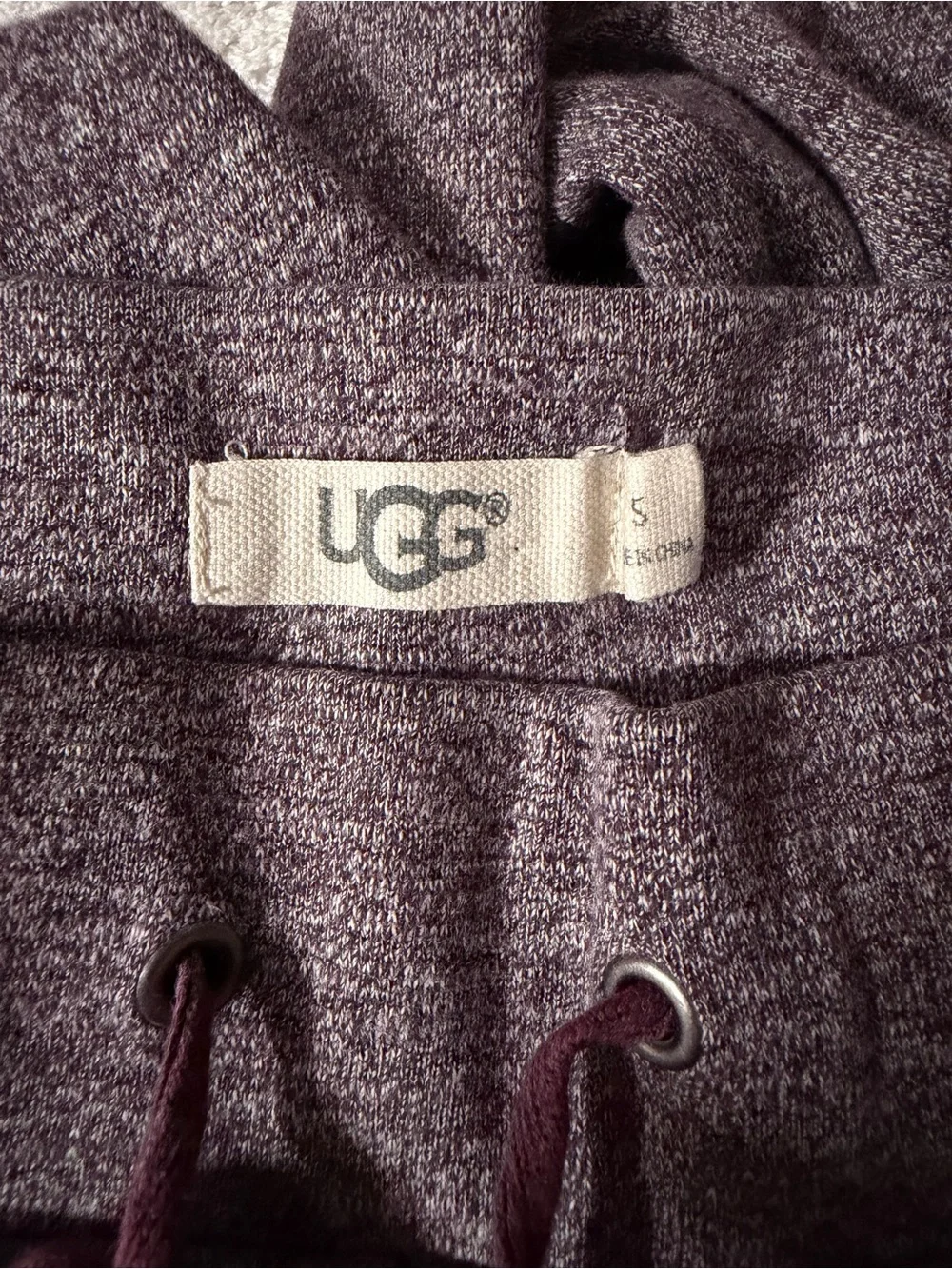 UGG Australia Clementine French Terry Joggers Heathered Plum Sweatpants 1019210